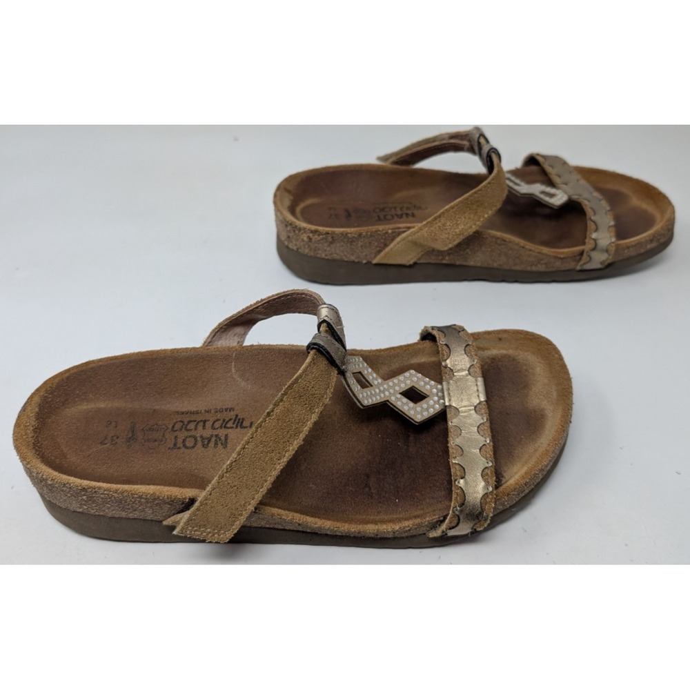 NAOT Women's Sandals EU Size 37 Slides Aspen Wedge